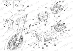 Front mudguard-Pillar