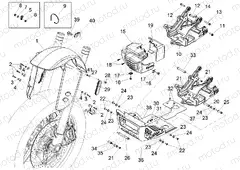 Front mudguard-Pillar