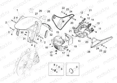 Front mudguard-Pillar