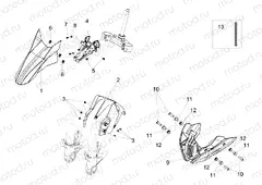 Front mudguard-Pillar