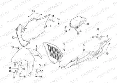Front mudguard-Pillar