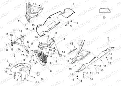 Front mudguard-Pillar