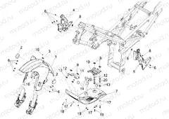 Front mudguard-Pillar