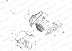 Front mudguard-Pillar
