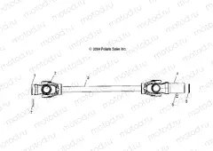 FRONT PROP SHAFT - A04CD32AA/AB/AC (4995189518B08) | FRONT PROP SHAFT - A04CD32AA/AB/AC (4995189518B08)