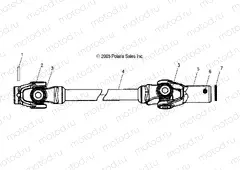 FRONT PROP SHAFT - A04CH68AC/AF/AH/AJ/AT/AV (4999200179920017B10) | FRONT PROP SHAFT - A04CH68AC/AF/AH/AJ/AT/AV (4999200179920017B10)