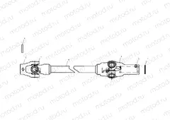 FRONT PROP SHAFT - A10RF50AB (4970927092B08) | FRONT PROP SHAFT - A10RF50AB (4970927092B08)