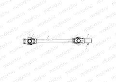 FRONT PROP SHAFT - C02CD50AC (4972407240B05) | FRONT PROP SHAFT - C02CD50AC (4972407240B05)