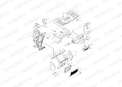 FRONT RACK AND BUMPER MOUNTING - A04CH42AA/AE/AG (4986068606A07) | FRONT RACK AND BUMPER MOUNTING - A04CH42AA/AE/AG (4986068606A07)