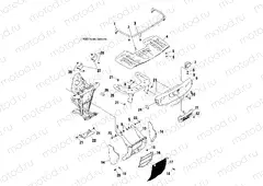 FRONT RACK AND BUMPER MOUNTING - A04CH68AC/AF/AH/AJ/AT/AV (4986128612A07) | FRONT RACK AND BUMPER MOUNTING - A04CH68AC/AF/AH/AJ/AT/AV (4986128612A07)