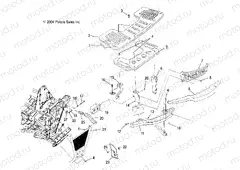 FRONT RACK and BUMPER MOUNTING - A05CB32AA (4994889488A07) | FRONT RACK and BUMPER MOUNTING - A05CB32AA (4994889488A07)