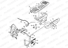 FRONT RACK and BUMPER MOUNTING - A99CH33CB (4945964596a009) | FRONT RACK and BUMPER MOUNTING - A99CH33CB (4945964596a009)