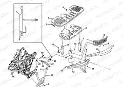FRONT RACK and BUMPER MOUNTING - W98CA28C (4945364536a009) | FRONT RACK and BUMPER MOUNTING - W98CA28C (4945364536a009)