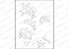 FRONT & REAR FENDER & REAR FENDER COVERS