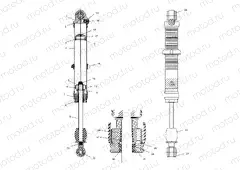 FRONT SHOCK - A03GJ50AA/AB (4975767576B14) | FRONT SHOCK - A03GJ50AA/AB (4975767576B14)