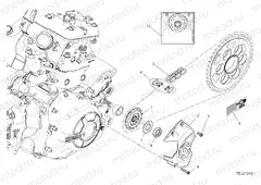 FRONT SPROCKET - CHAIN [MOD:DVL1260]