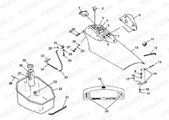 FRONT STORAGE COMPARTMENT - B984573 (4946554655a008) | FRONT STORAGE COMPARTMENT - B984573 (4946554655a008)