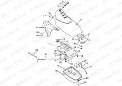 FRONT STORAGE COMPARTMENT  SLX 780 B954287 (4933953395A008) | FRONT STORAGE COMPARTMENT  SLX 780 B954287 (4933953395A008)