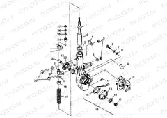 FRONT STRUT XPLORER 400L W98CC38C (4945414541B004) | FRONT STRUT XPLORER 400L W98CC38C (4945414541B004)