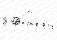 FRONT TIGHTENER ASSEMBLY 4X4 250 W938127 (4924042404011A) | FRONT TIGHTENER ASSEMBLY 4X4 250 W938127 (4924042404011A)