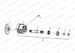 FRONT TIGHTENER XPLORER 400L W98CC38C (4945414541B003) | FRONT TIGHTENER XPLORER 400L W98CC38C (4945414541B003)