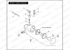FRONT TURN SIGNALS