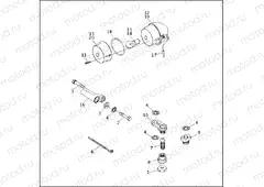 FRONT TURN SIGNALS - FXR, FXRS, FXLR