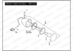 FRONT TURN SIGNALS - XR1200