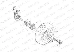 FRONT WHEEL - A00CB32AA (4949354935B004) | FRONT WHEEL - A00CB32AA (4949354935B004)