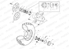 FRONT WHEEL - A00CH33AC (4959905990B008) | FRONT WHEEL - A00CH33AC (4959905990B008)