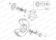 FRONT WHEEL - A01CG38CA (4963916391B004) | FRONT WHEEL - A01CG38CA (4963916391B004)
