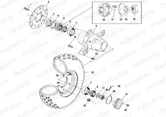 FRONT WHEEL - A01CH50AA (4964466446B006) | FRONT WHEEL - A01CH50AA (4964466446B006)