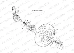 FRONT WHEEL - A03CB32AA/FC (4994889488B06) | FRONT WHEEL - A03CB32AA/FC (4994889488B06)