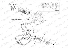 FRONT WHEEL - A04CH42AA/AE/AG (4999201549920154B05) | FRONT WHEEL - A04CH42AA/AE/AG (4999201549920154B05)
