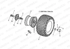FRONT WHEEL - A04FA09CA/CB (4999202359920235B07) | FRONT WHEEL - A04FA09CA/CB (4999202359920235B07)