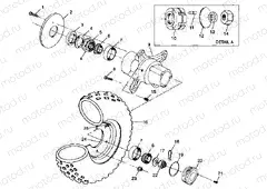 FRONT WHEEL - A99BG38CA (4949664966b006) | FRONT WHEEL - A99BG38CA (4949664966b006)