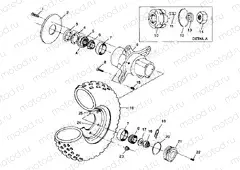 FRONT WHEEL - A99CC28CA (4949484948b007) | FRONT WHEEL - A99CC28CA (4949484948b007)