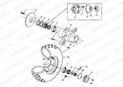 FRONT WHEEL - A99CH45IA (4949154915B006) | FRONT WHEEL - A99CH45IA (4949154915B006)