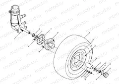 Front Wheel Assembly (4916361636017A) | Front Wheel Assembly (4916361636017A)