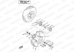 Front Wheel Assembly-Trail Boss (4911991199026A) | Front Wheel Assembly-Trail Boss (4911991199026A)