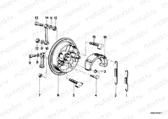 Front wheel brake