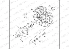 FRONT WHEEL - CAST