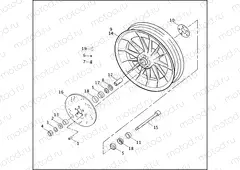 FRONT WHEEL - CAST