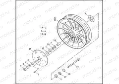 FRONT WHEEL - CAST