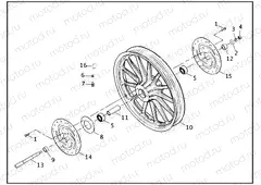 FRONT WHEEL - CAST