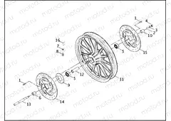 FRONT WHEEL - CAST