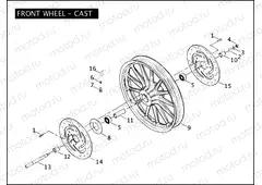 FRONT WHEEL - CAST