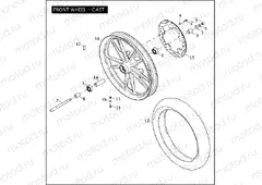 FRONT WHEEL - CAST