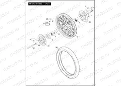 FRONT WHEEL - CAST