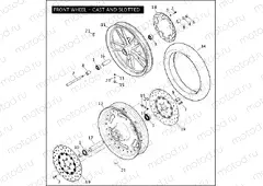 FRONT WHEEL - CAST & SLOTTED